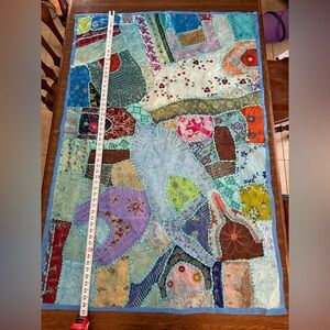 Indian Handcrafted Tapestry Wall Hanging Colorful Patchwork